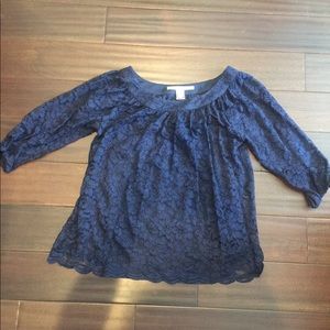 DVF lace blouse